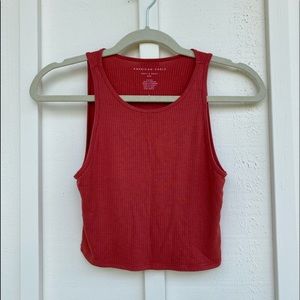 Ribbed & Cropped Tank Top